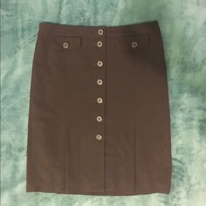 💼 Ann Taylor LOFT Skirt buttoned down front💋