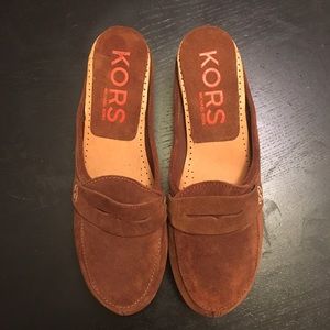 Michael kors leather clogs