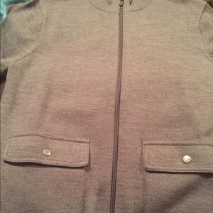 Men's sweater with zipper