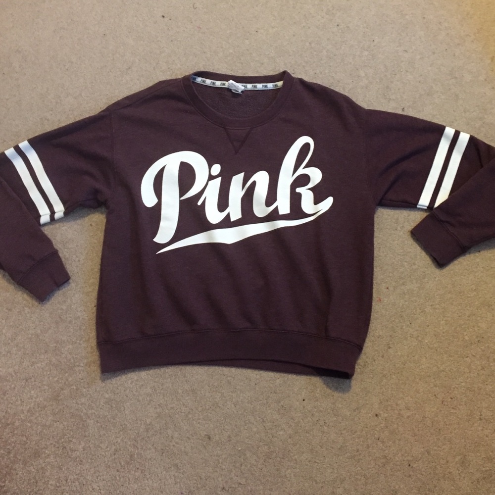 PINK VC Maroon Hoodie