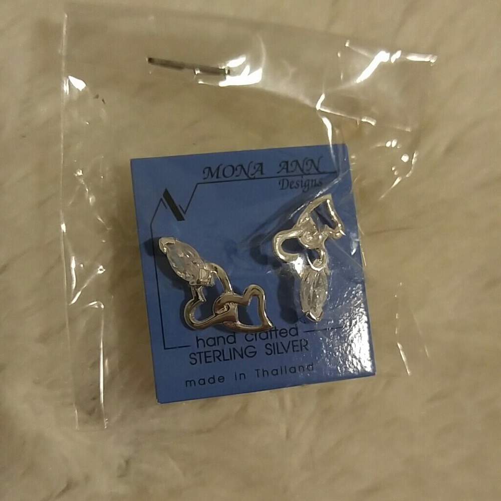 Sterling silver studs