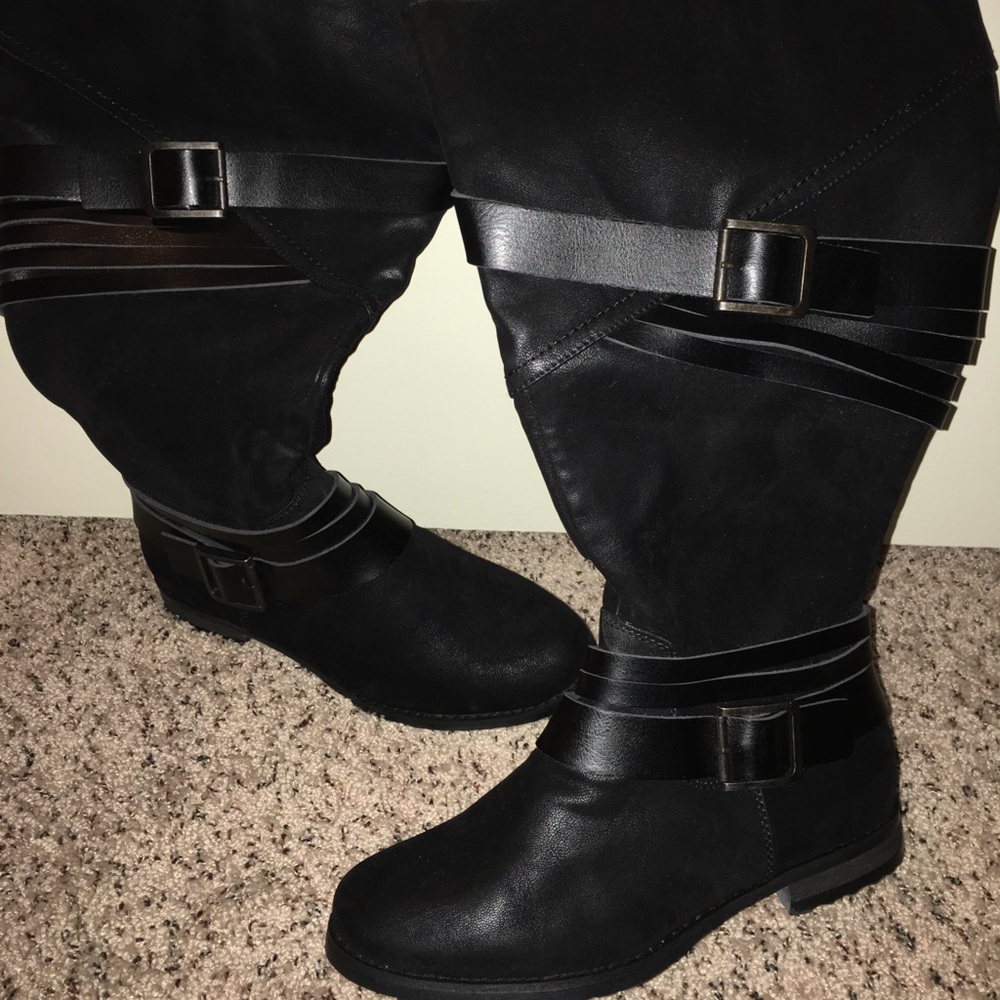 Lane Bryant 7w Wide calf boots