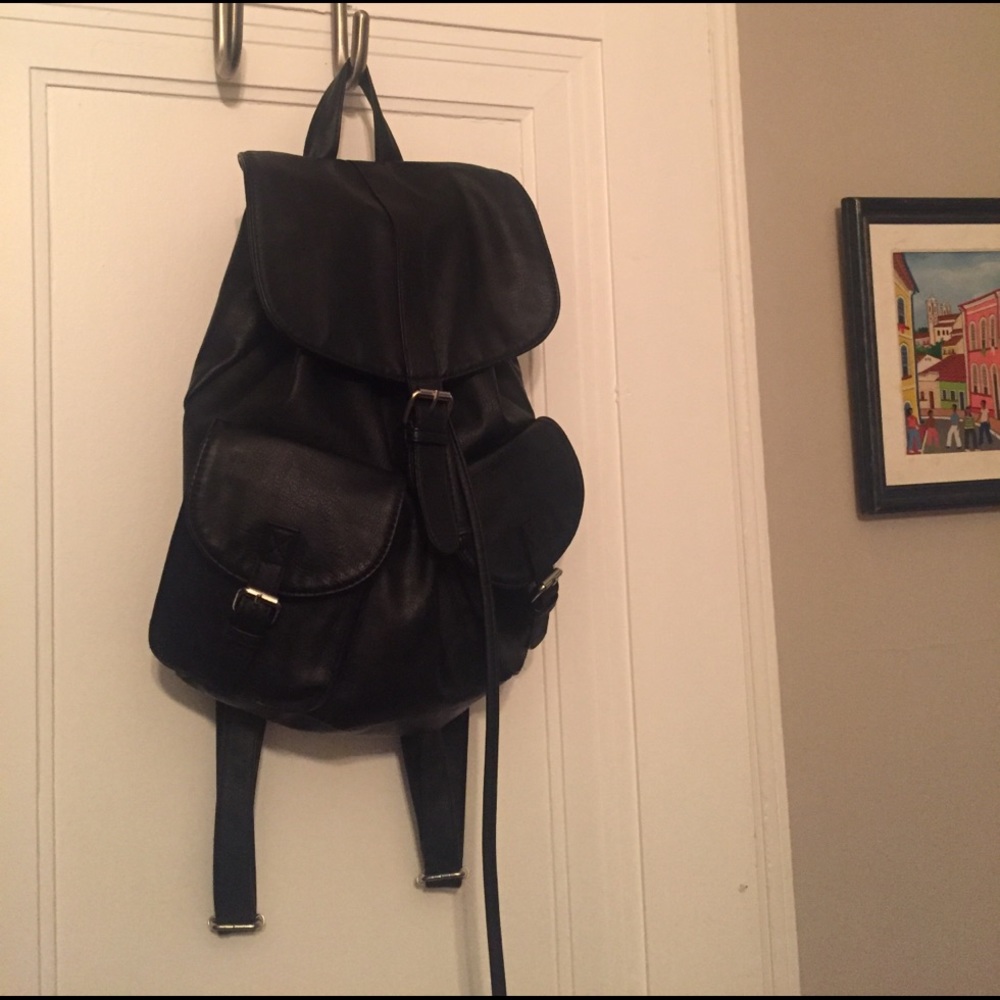 Black backpack