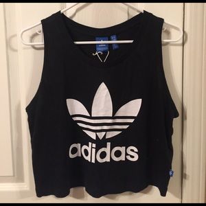 Adidas cropped tank!