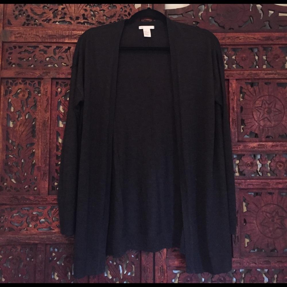 NWOT Charcoal cardigan