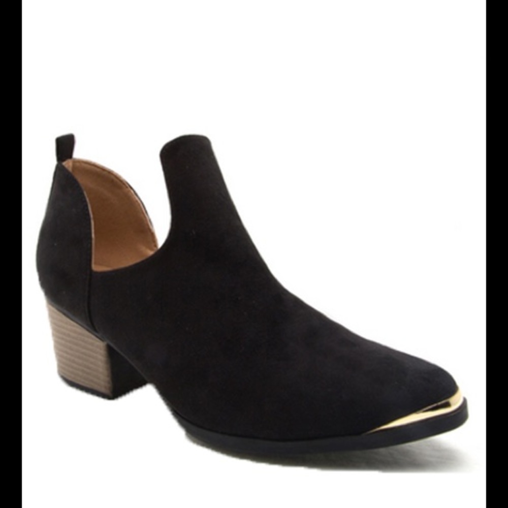 🎉LAST ONE🎉Ladies Steel toe black cowboy booties - Picture 4 of 4