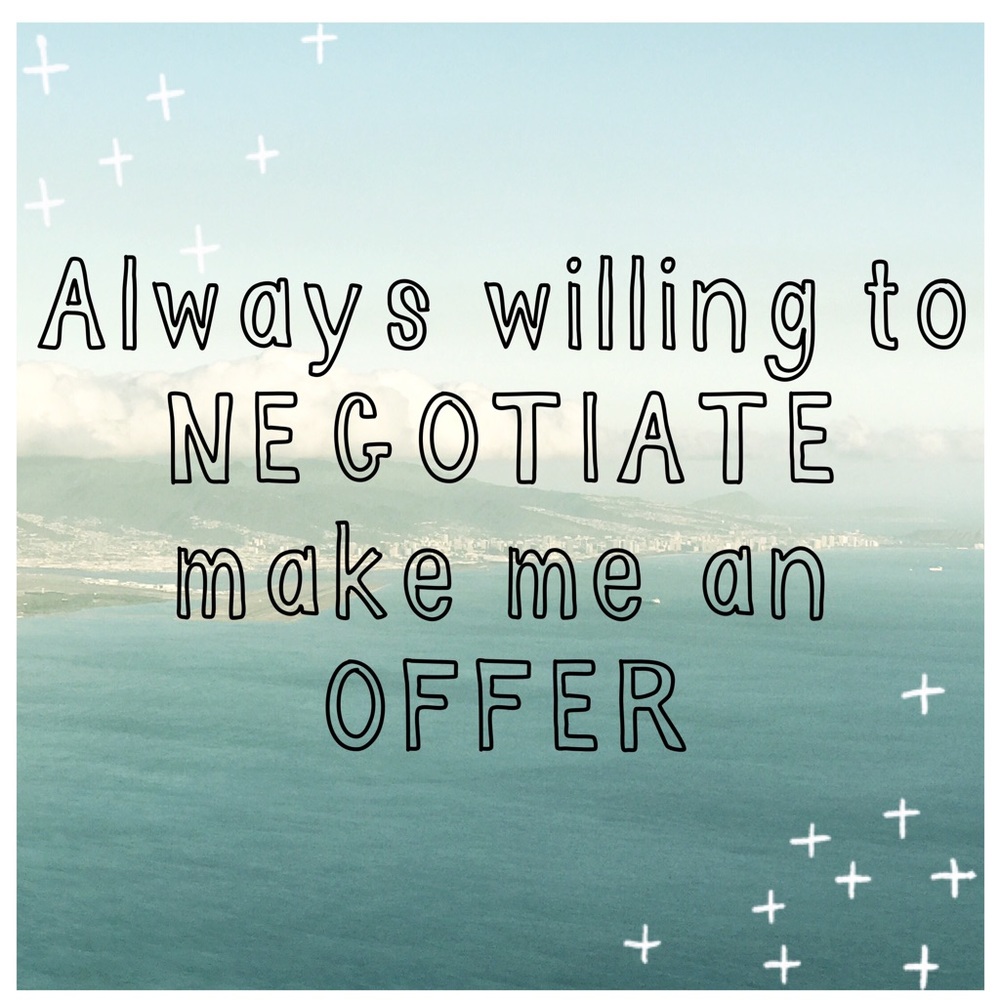 I accept reasonable offers! ✨