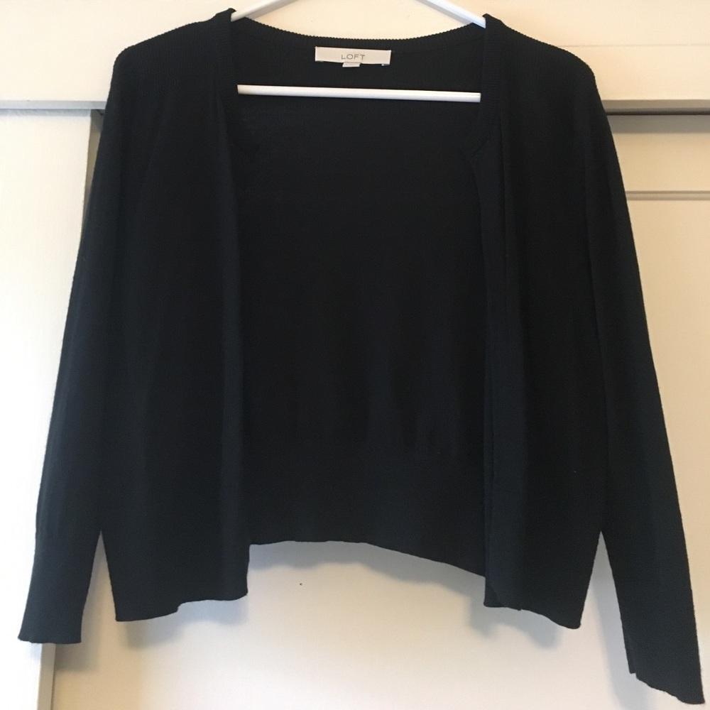 Loft cropped cardigan size small
