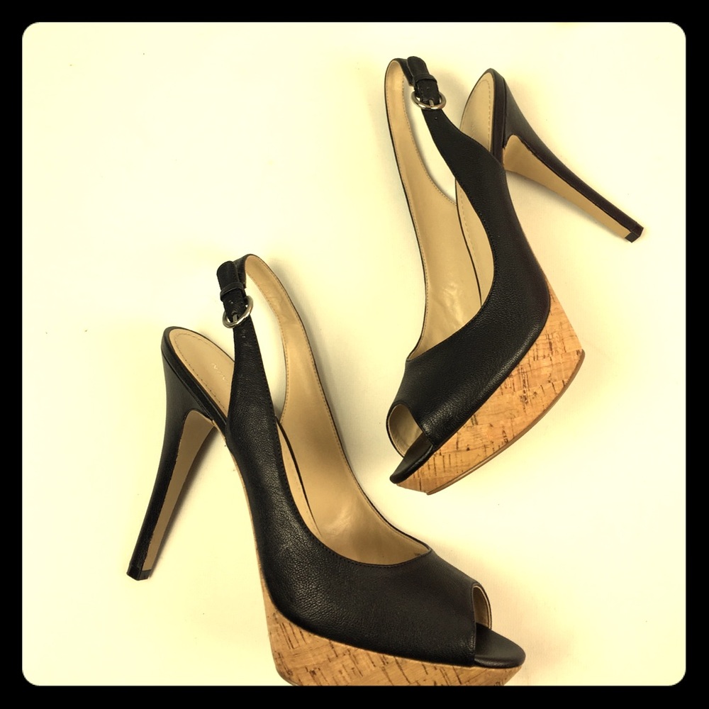 NWT NINE WEST, Big Spender, peep toe stilettos