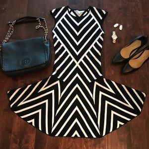 NWT Banana Republic Black and White Dress
