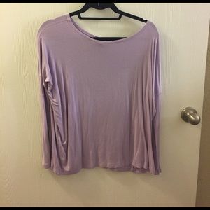 Tobi lilac loose fit tee