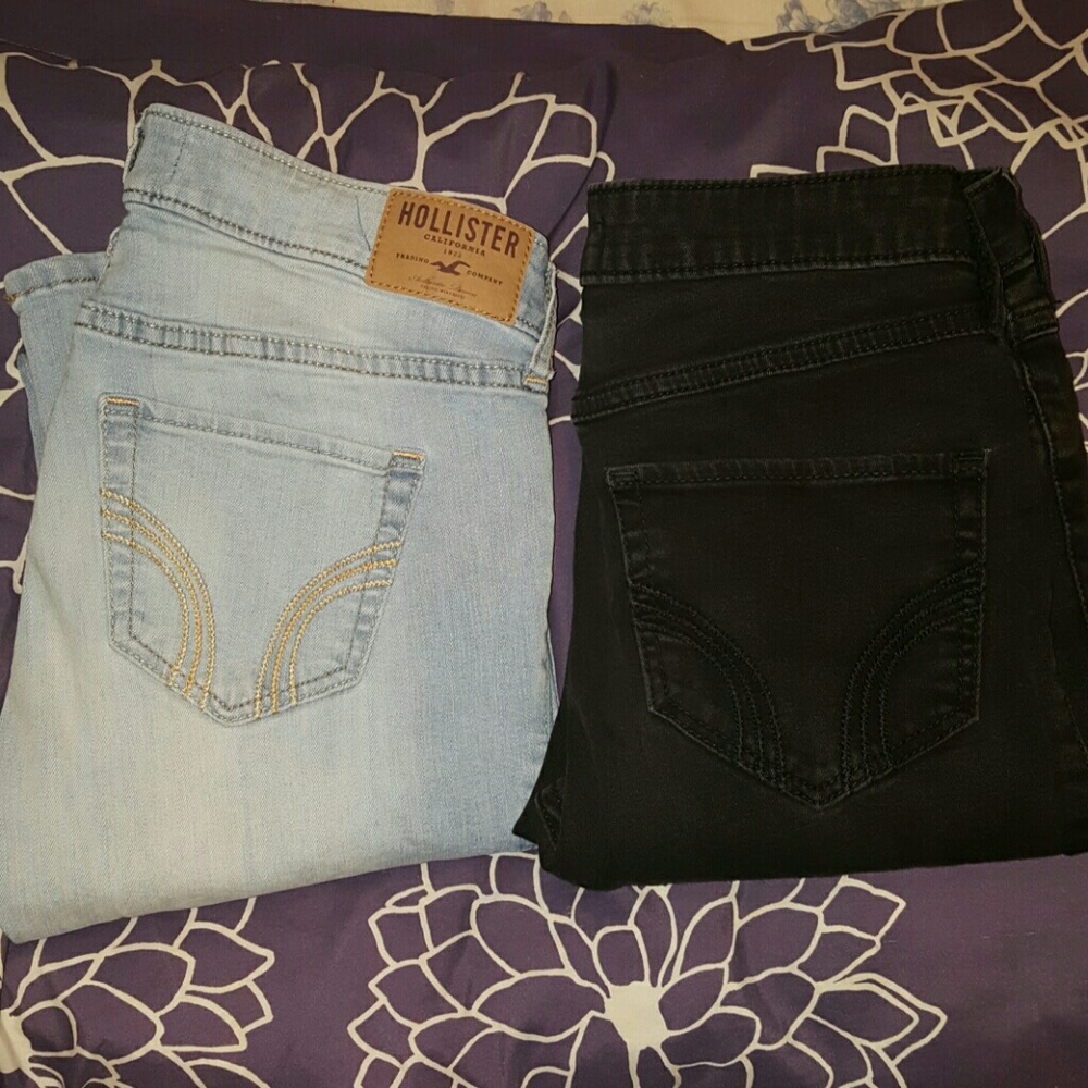 Black Hollister Skinney Jean's