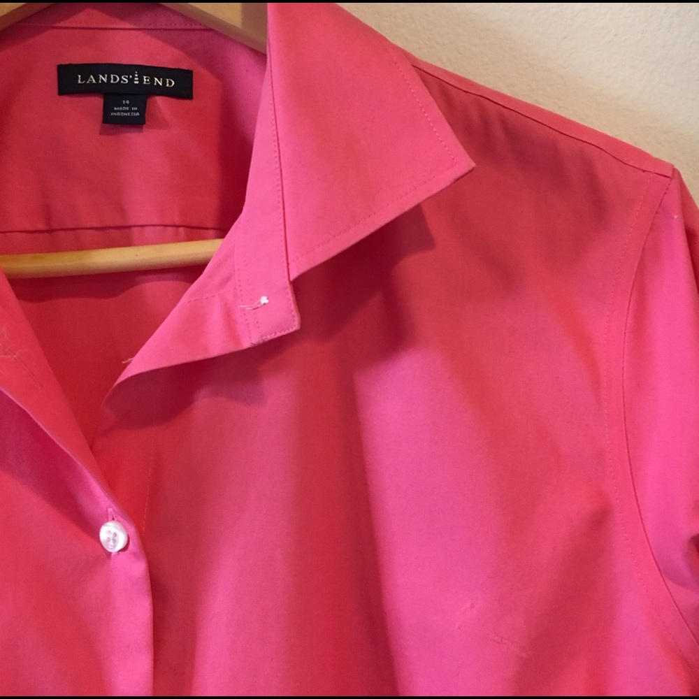 💼 Dressy Lands end Buttoned down top EUC 💋