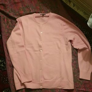 Pink cashmere cardigan