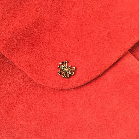 EUC Maison Scotch suede clutch - Picture 2 of 3