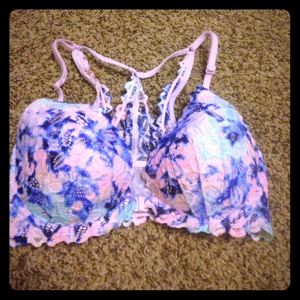 Multicolor Lightly Lined Date Bra