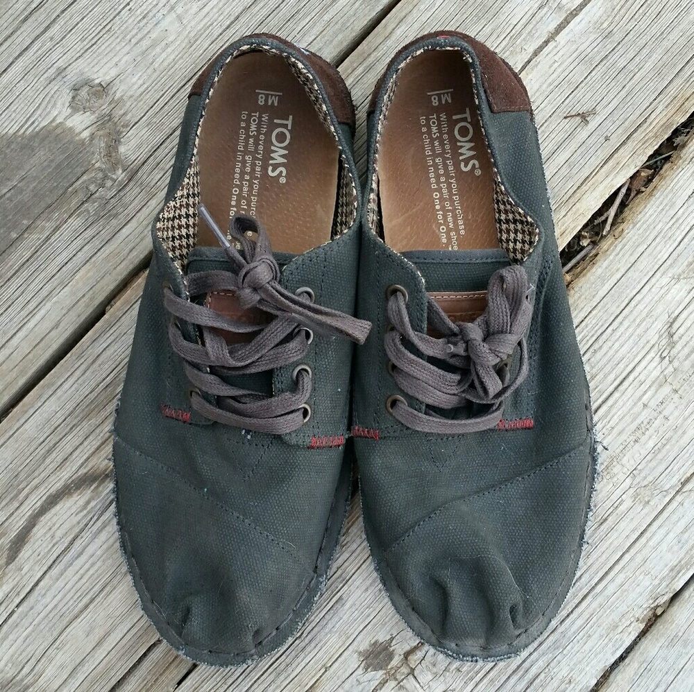 Toms Brown Grey Sneakers
