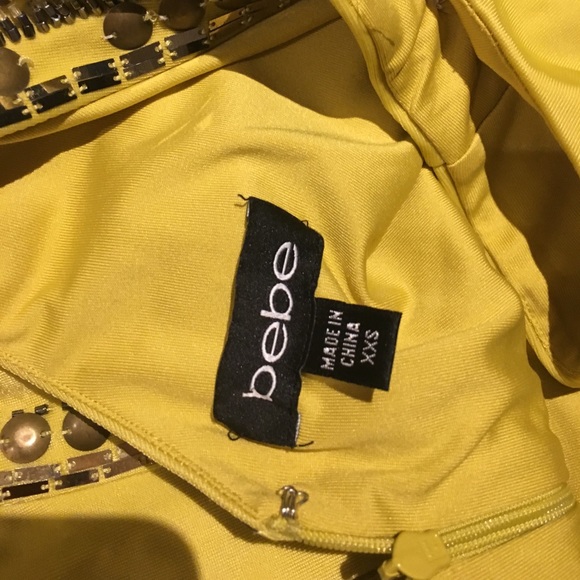 Bebe lime green dress - Picture 3 of 4