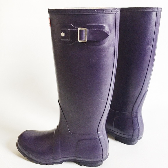 Hunter Tall Matte Rain Boots - Picture 3 of 7