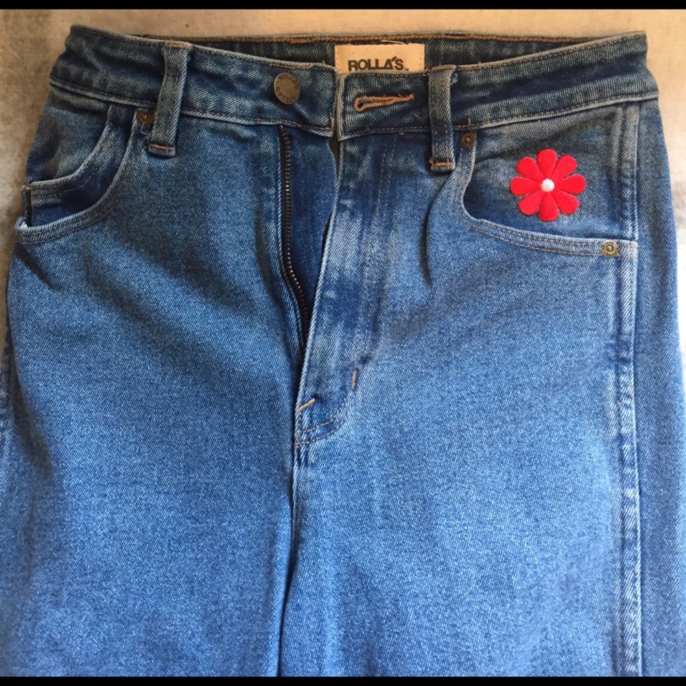 NWOT high waisted hippie jeans