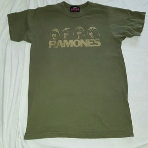 Vintage 1234 Ramones band t shirt tee