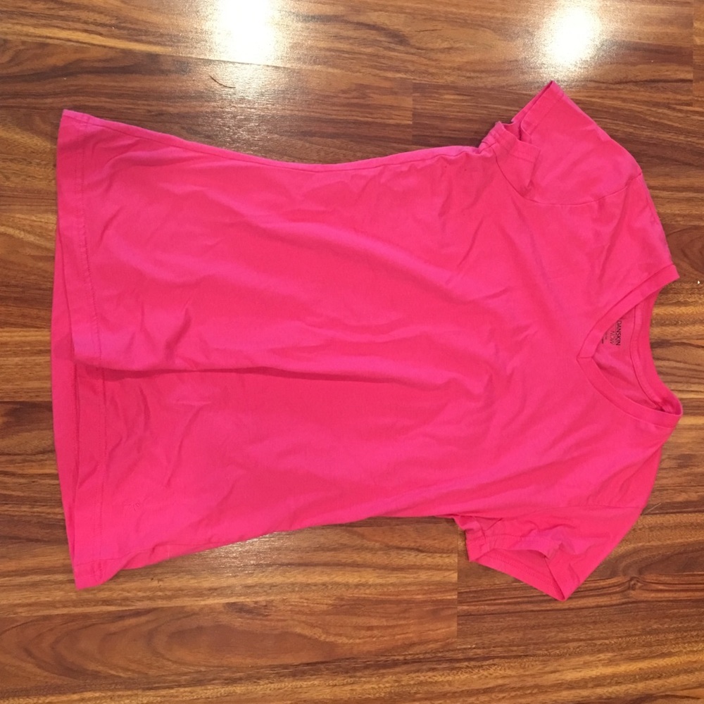 Danskin now top pink L 12 14