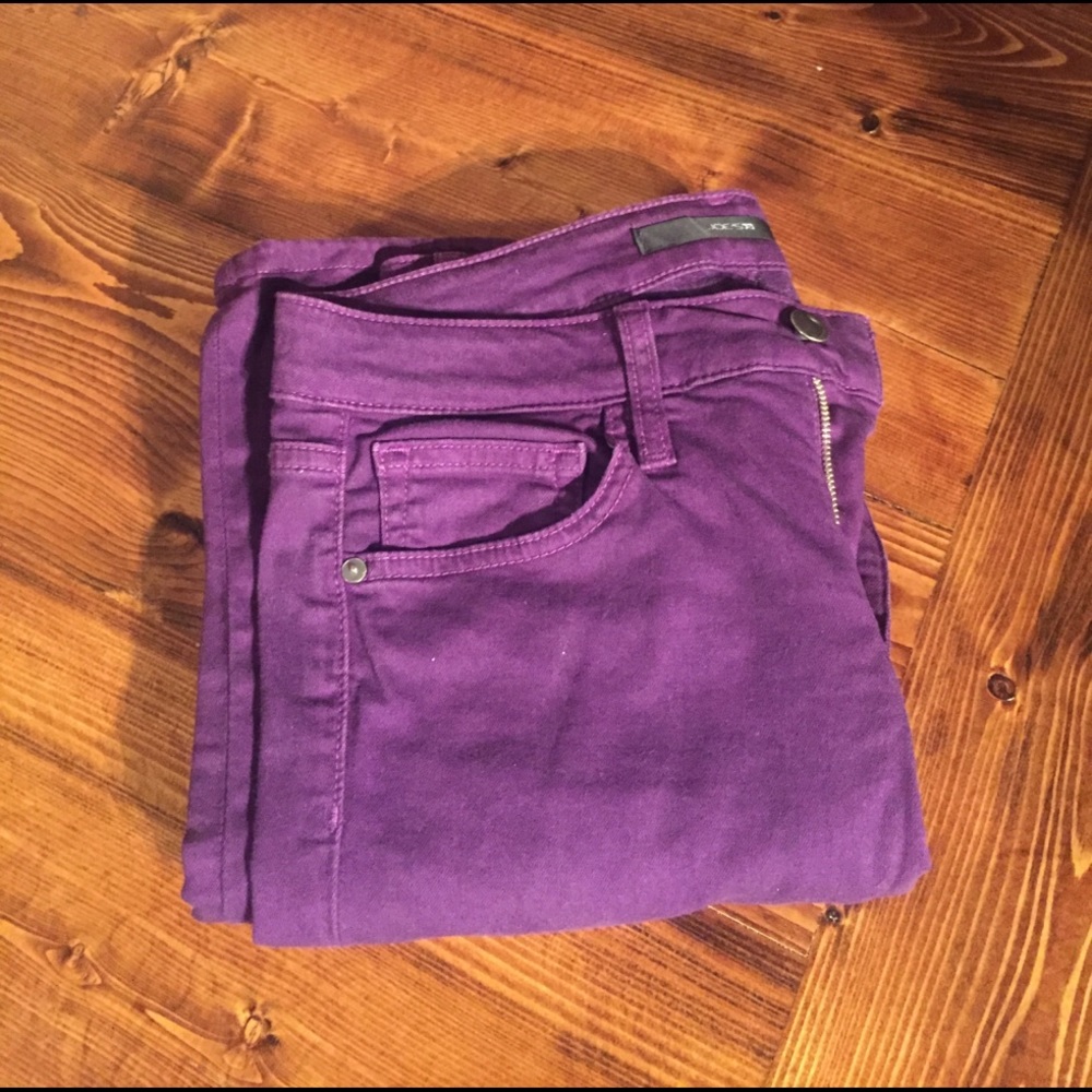 Purple skinny jeans (Joe's jeans)