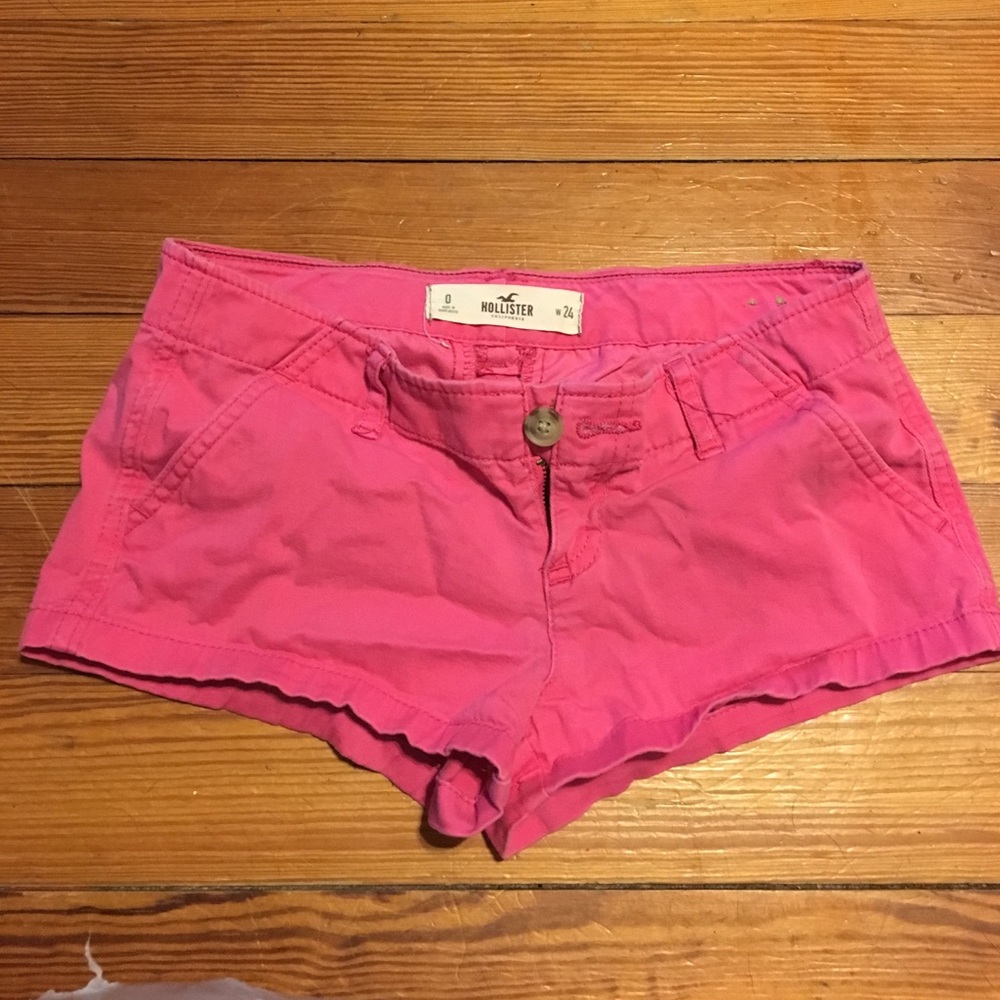 Pink Hollister shorts