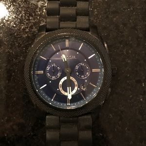 Fossil Watch with rubber band