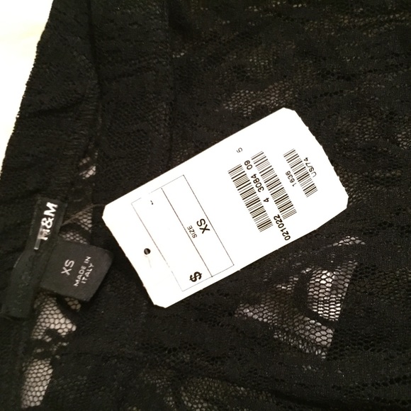 Black Lace Leggings / BNWT - Picture 3 of 4