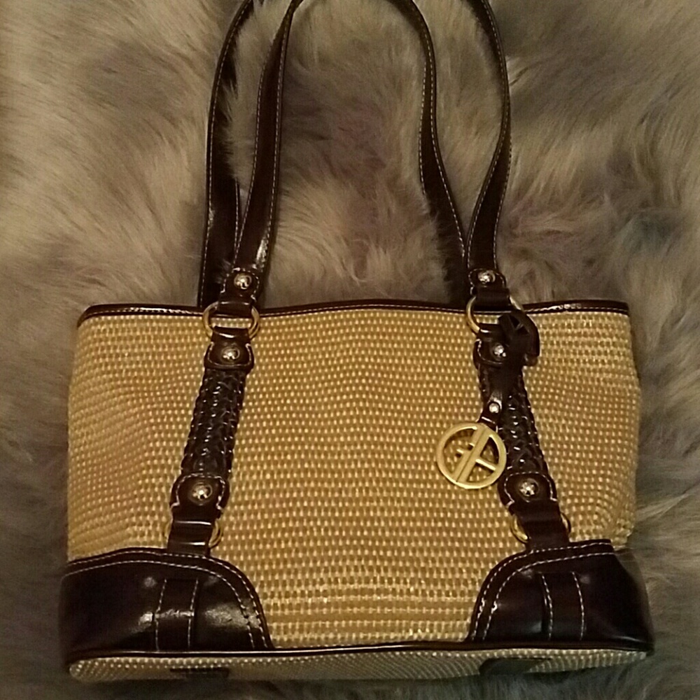 Giani Bernini straw purse
