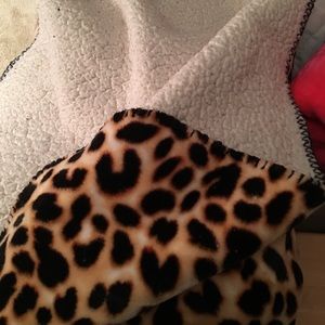 Victoria's Secret leopard sherpa
