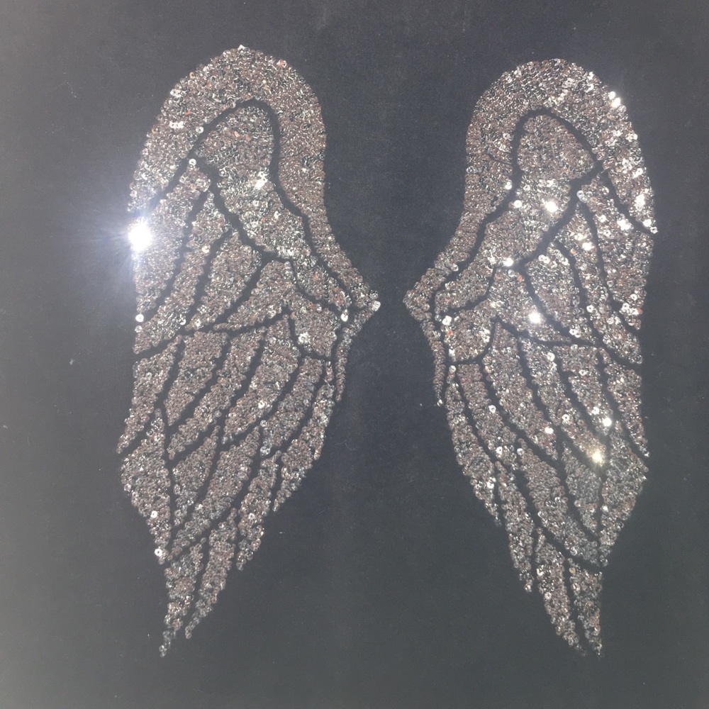 Victoria's Secret Black Zip Up Bling Hoodie