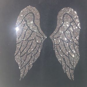 Victoria's Secret Black Zip Up Bling Hoodie