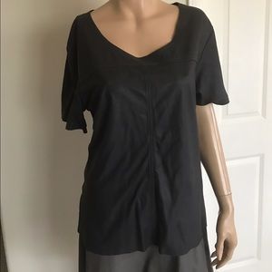 Trouve Leather Blouse 👚