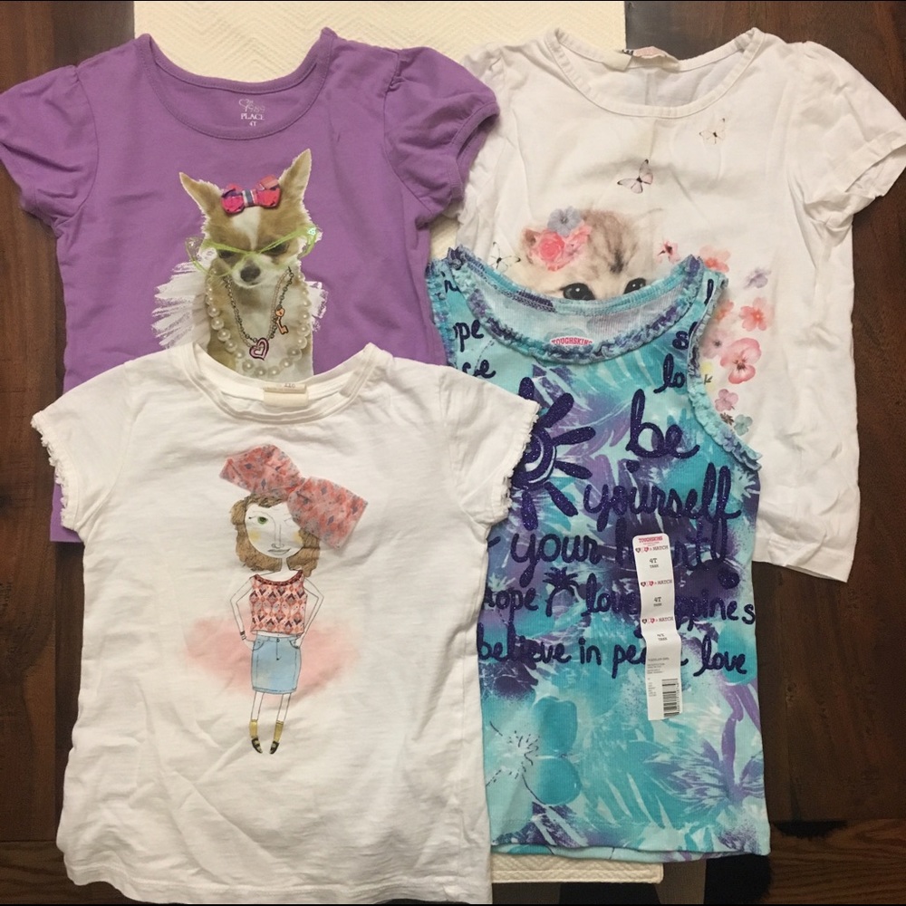 Lot of girls t-shirts