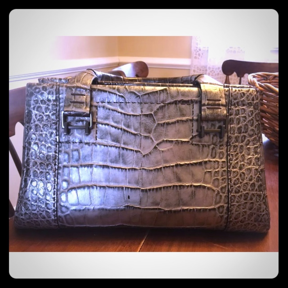 First Edition VBH Crocodile Cruiser Purse