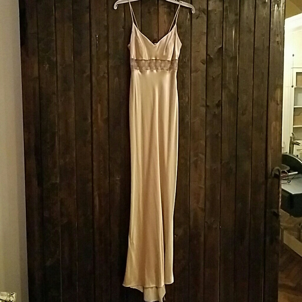 Silk gown