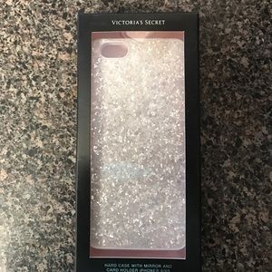 Victoria's Secret glitter phone case 6/6s