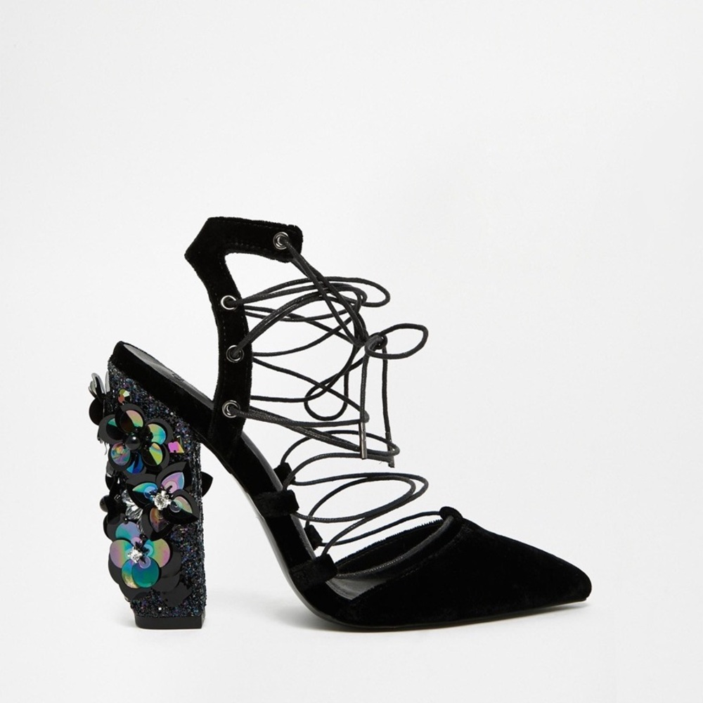 Asos lace up heels