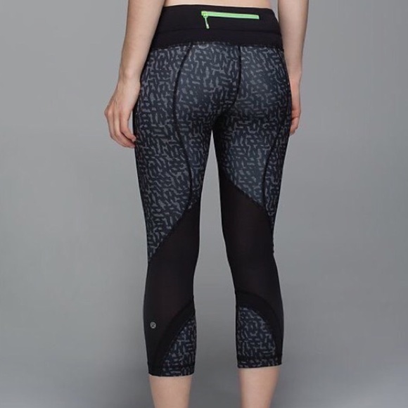 lululemon athletica Pants - Lululemon Run Inspire Crop ll Block It Pocket