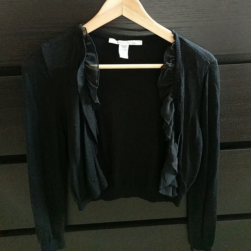 Black cardigan