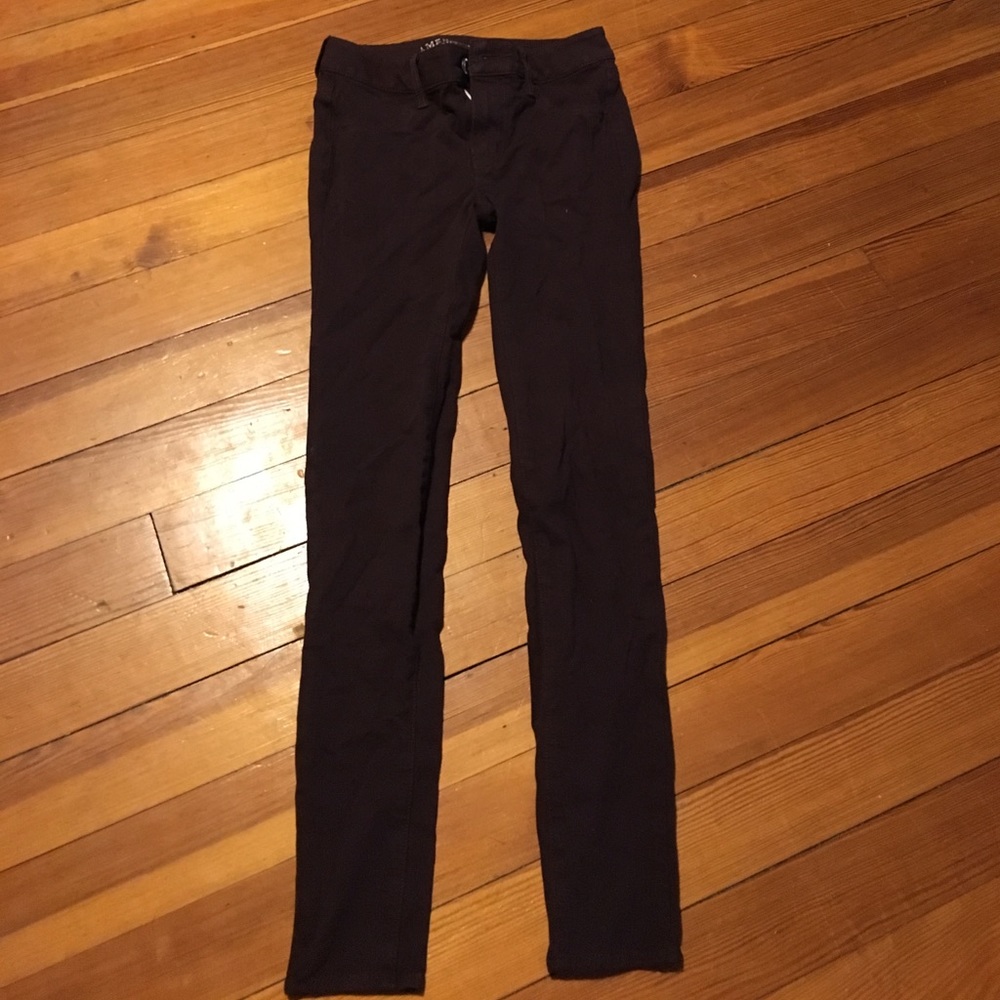 American Eagle dark brown jeggings