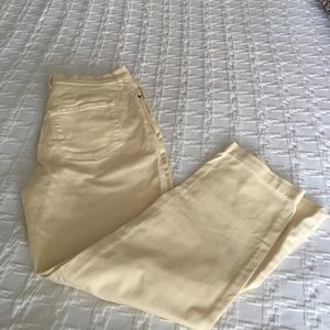 Gloria Vanderbilt yellow Amanda jeans
