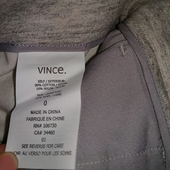 Vince Heather Gray Jogger Pants - Picture 4 of 4
