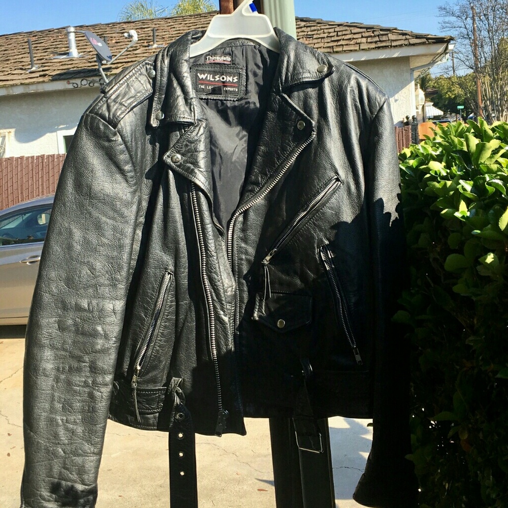 Mens leather jacket