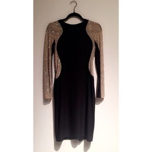 Black evening dress