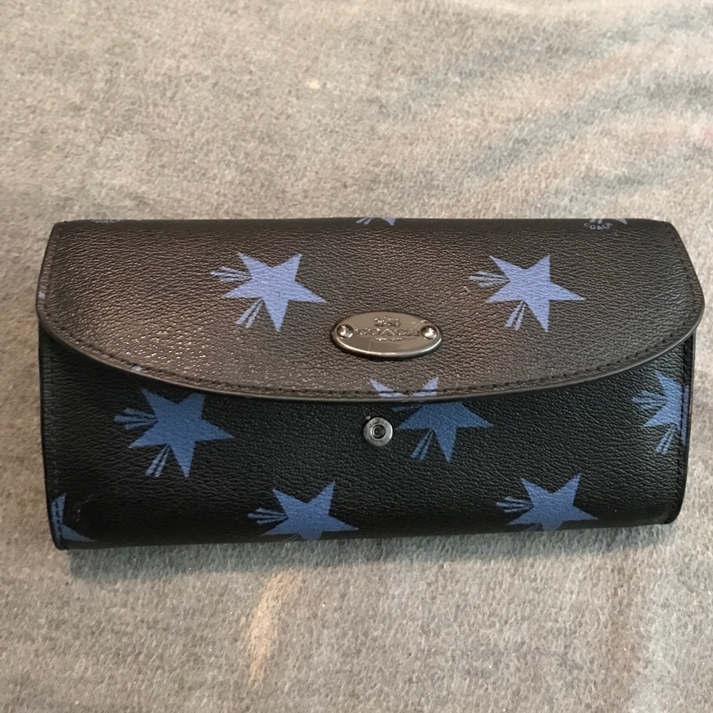 Brand new unused Coach star canyon wallet