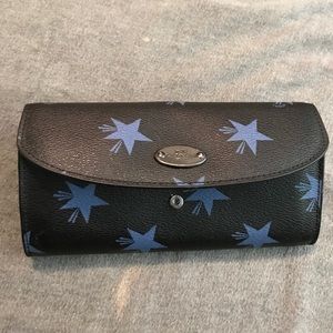 Brand new unused Coach star canyon wallet