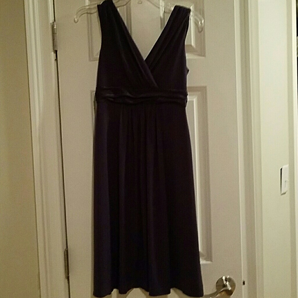 Plum casual dress